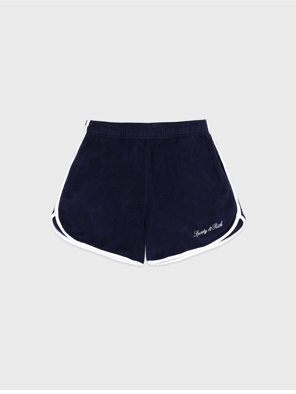 Sporty & Rich Signature Logo Terry Shorts - Picture 4 of 7